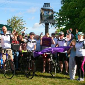 Janet Norman Philips Pedal to the Palace send off 2022