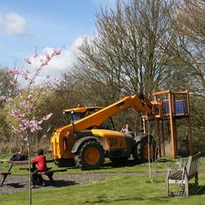 Janet Norman-Philips Installing Play Equipment April 2010