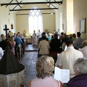 Janet Nornam-Philips The Bishop of St Edmundsbury and Ipswich reopened St Andrews and held a service to celebrate the completion of the work on the roof July 2016